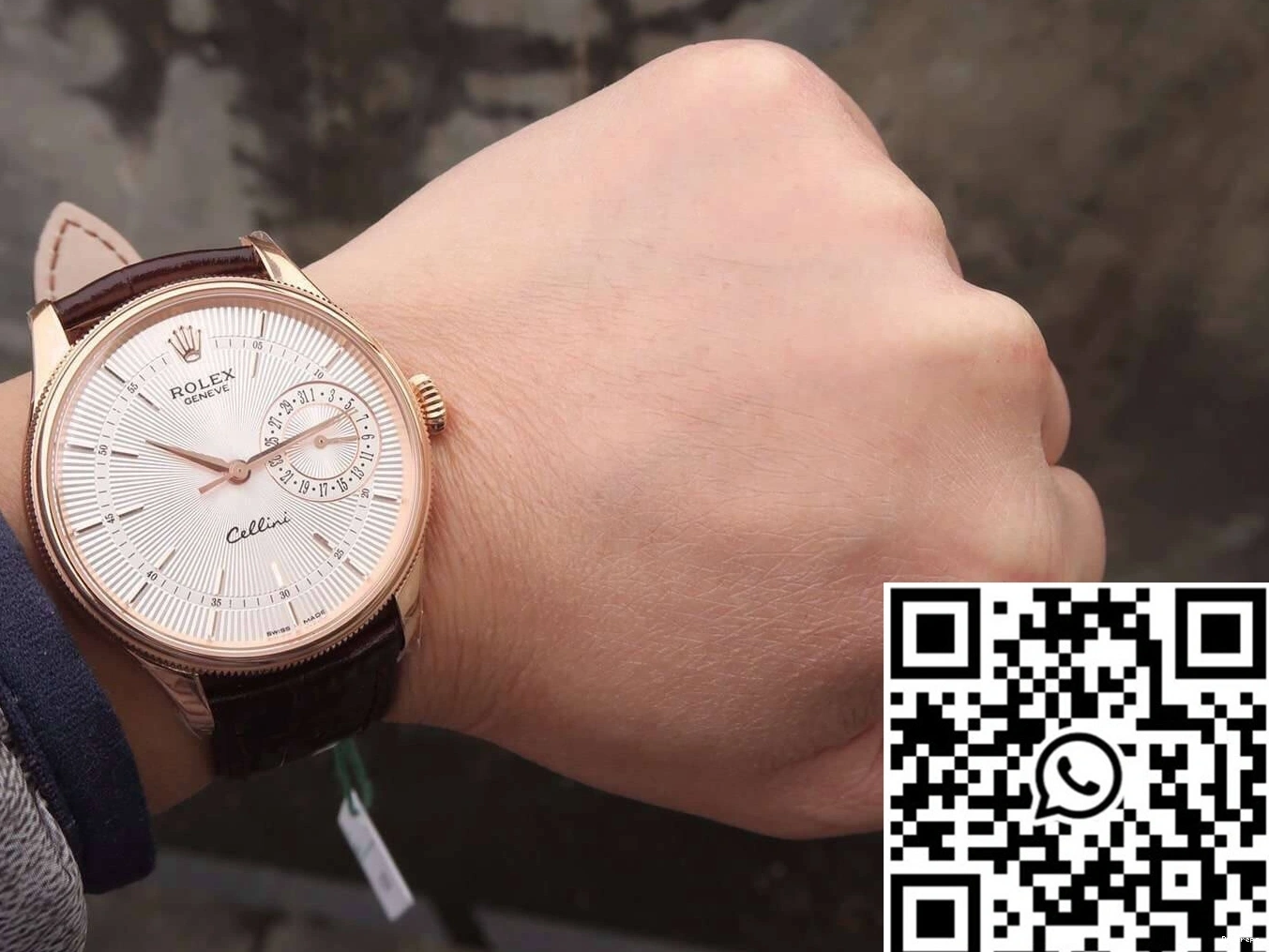 MKS Silver Dial Celini Rolex Factory Date M50515-0008 0104